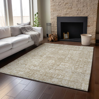 Premium Machine Washable Mayfield AMF637 Beige 8' x 10' Rug