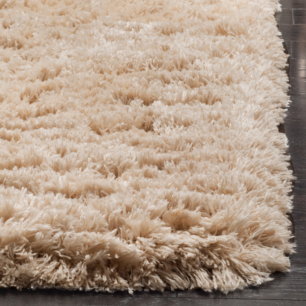 Safavieh Polar Shag Psg800A Rug, Light Beige, 2'3"x8'