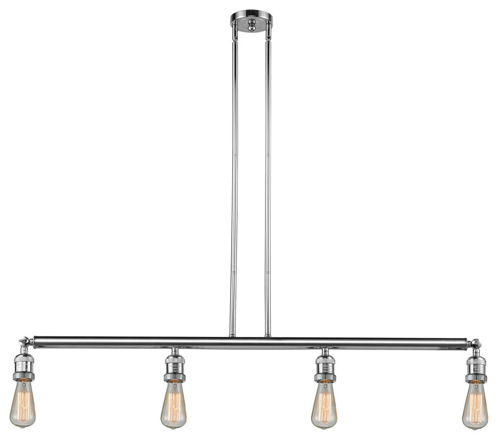 Innovations 214-PieceBare Bulb 4 Light Island Light, Polished Chrome