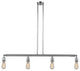Innovations 214-PieceBare Bulb 4 Light Island Light, Polished Chrome