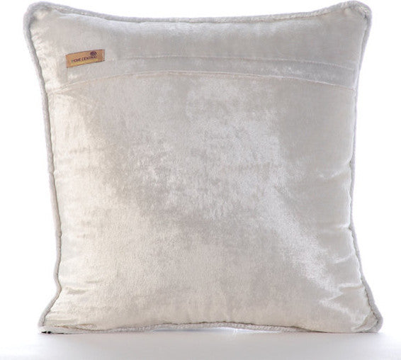 Red Red Floral 26"x26" Burnout Velvet Euro Sham, Cayenne Red Florals