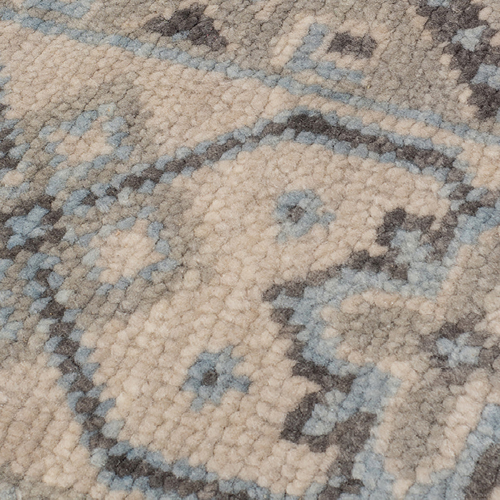 Blu Drayer Area Rug, Gray, 10' x 14', Geometric