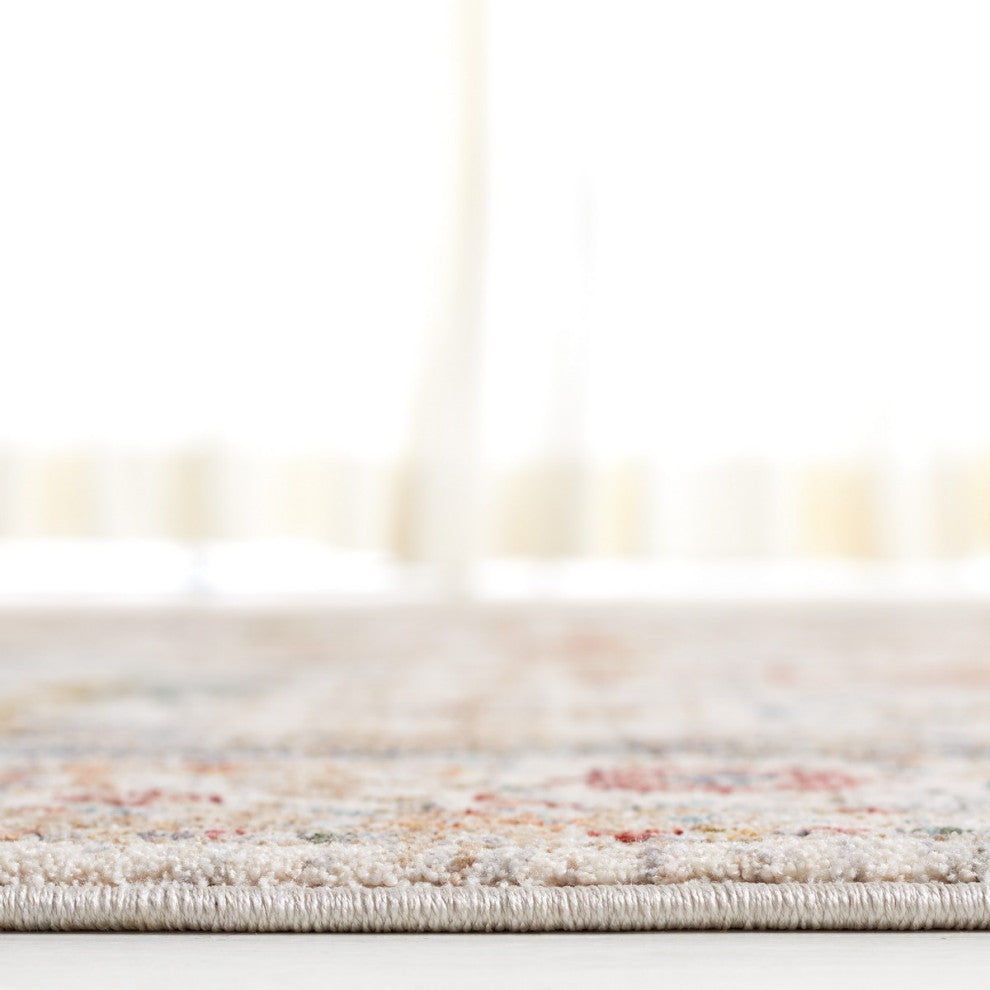 Safavieh Lauren Ralph Lauren Collection LRL1400 Rug, Ivory/Blue/Rust, 6'x9'2"