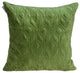 Parkland Collection Aleta Olive Throw Pillow, Square