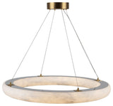 Camila - 1-Light Chandelier - Brushed Brass - 27"W