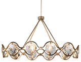 CRYSTORAMA QUI-7629-DT Quincy 10 Light Distressed Twilight Chandelier