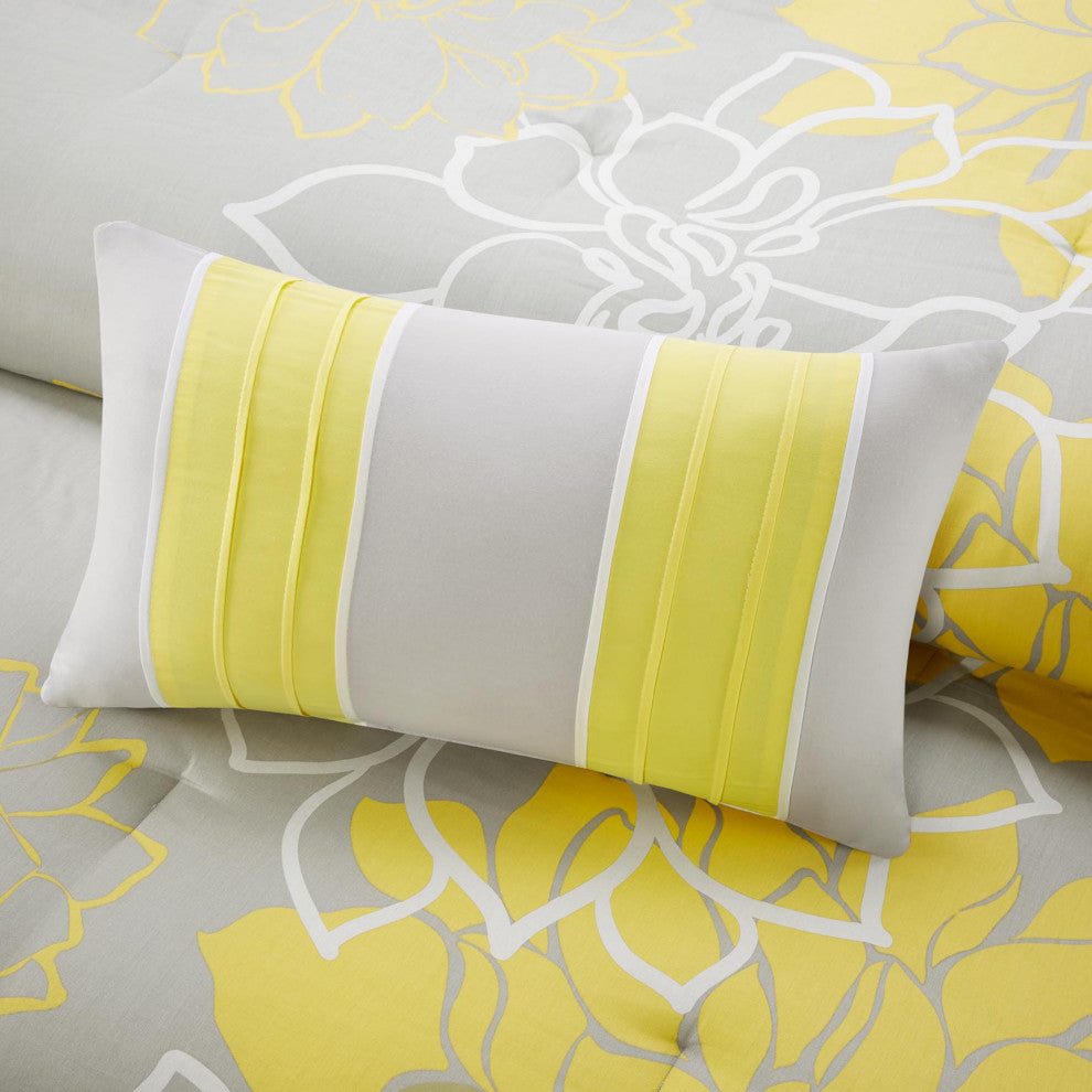 Madison Park Lola Comforter Set in Yellow