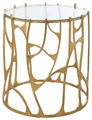 Uttermost Ritual Round Gold Side table