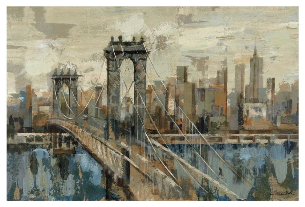 "New York View" Digital Paper Print by Silvia Vassileva, 62"x42"