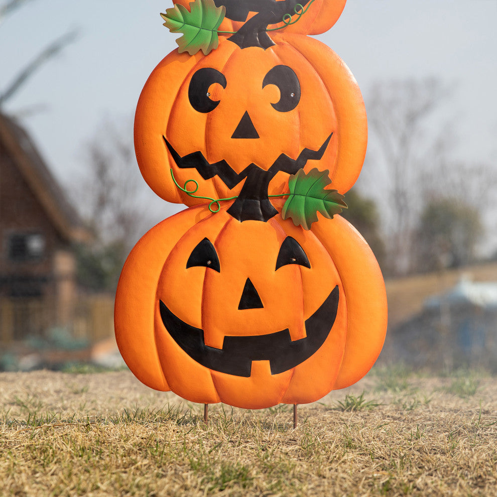 39.75"H Halloween Lighted Metal Yard Stake
