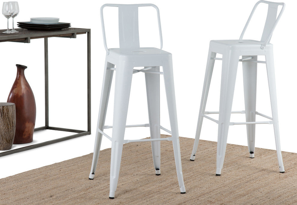 Rayne 30 inch Metal Bar Stool (Set of 2)