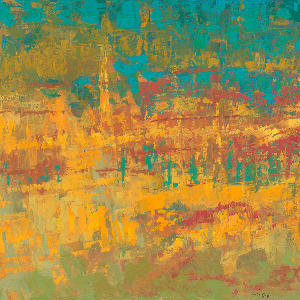 "Beyond Borders l" Painting Print on Canvas by Julie Joy