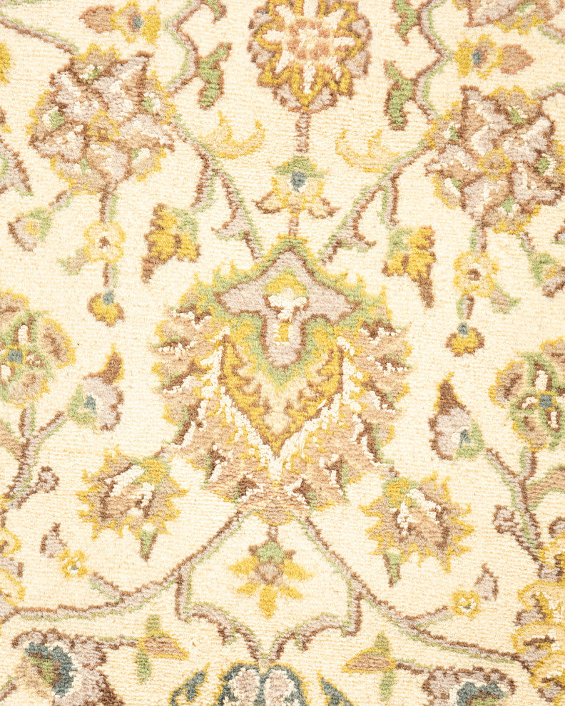 Mong One-of-a-Kind Hand-Knotted Area Rug Ivory, 5'7"x8'3"