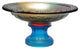 Chinese Liu Li, Crystal Glass Pate-de-verr Candle Holder Offering Holder