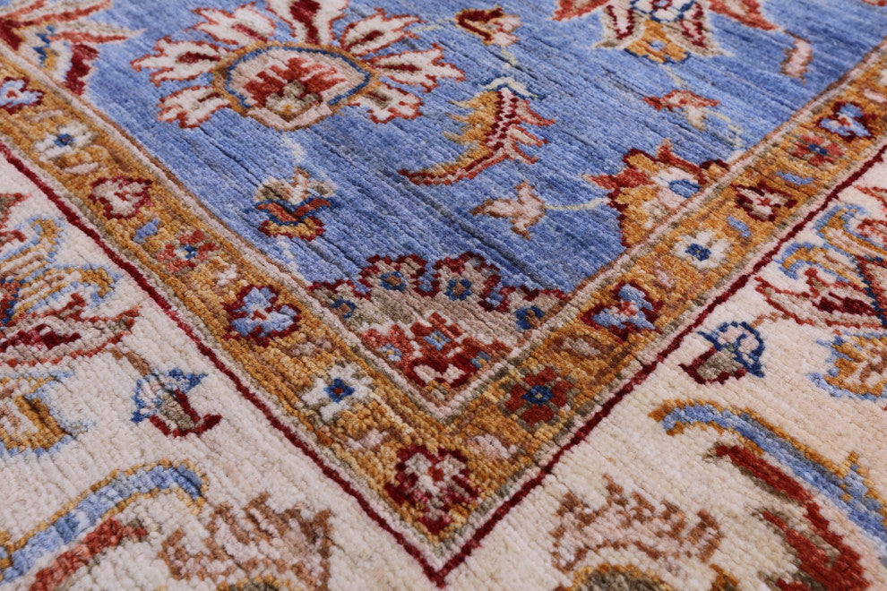 4' 10" X 6' 8" Persian Tabriz Handmade Wool Rug Q11203
