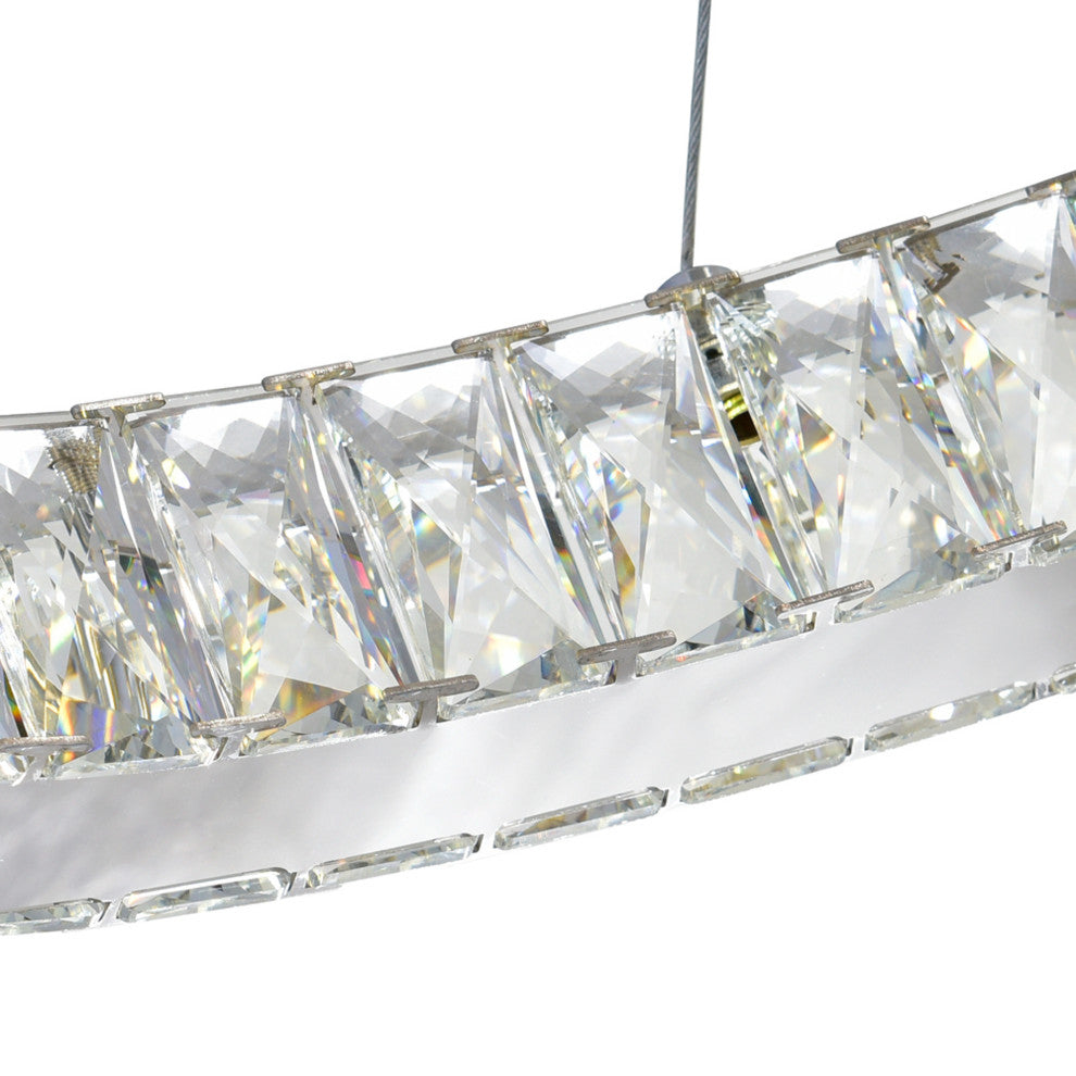 Florence LED Chandelier With Chrome Finish