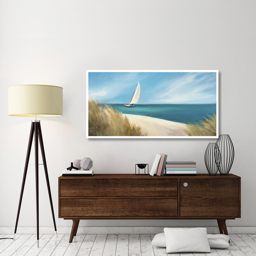 "Sunday Sail Crop" Digital Paper Print by Julia Purinton, 62"x32"