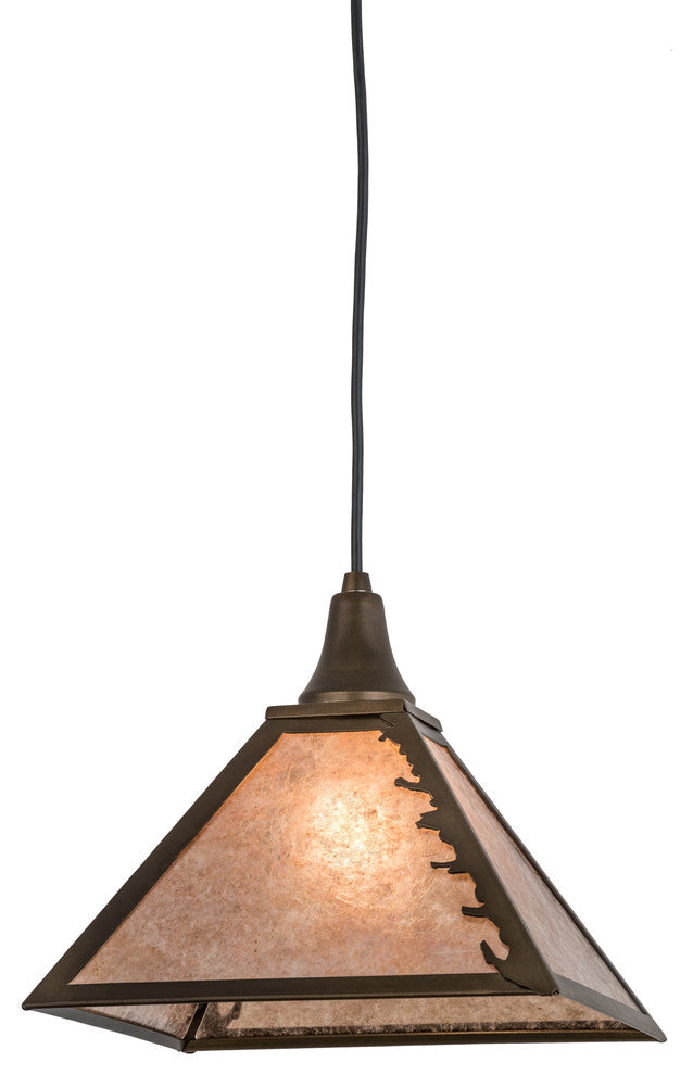 11 Square Leaf Edge Pendant