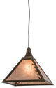 11 Square Leaf Edge Pendant