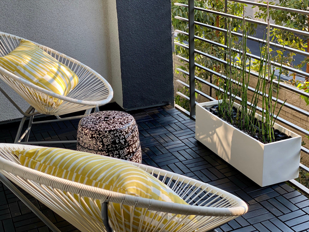 Belmont Rectangle Planter Box, White, 30"x10"x10"