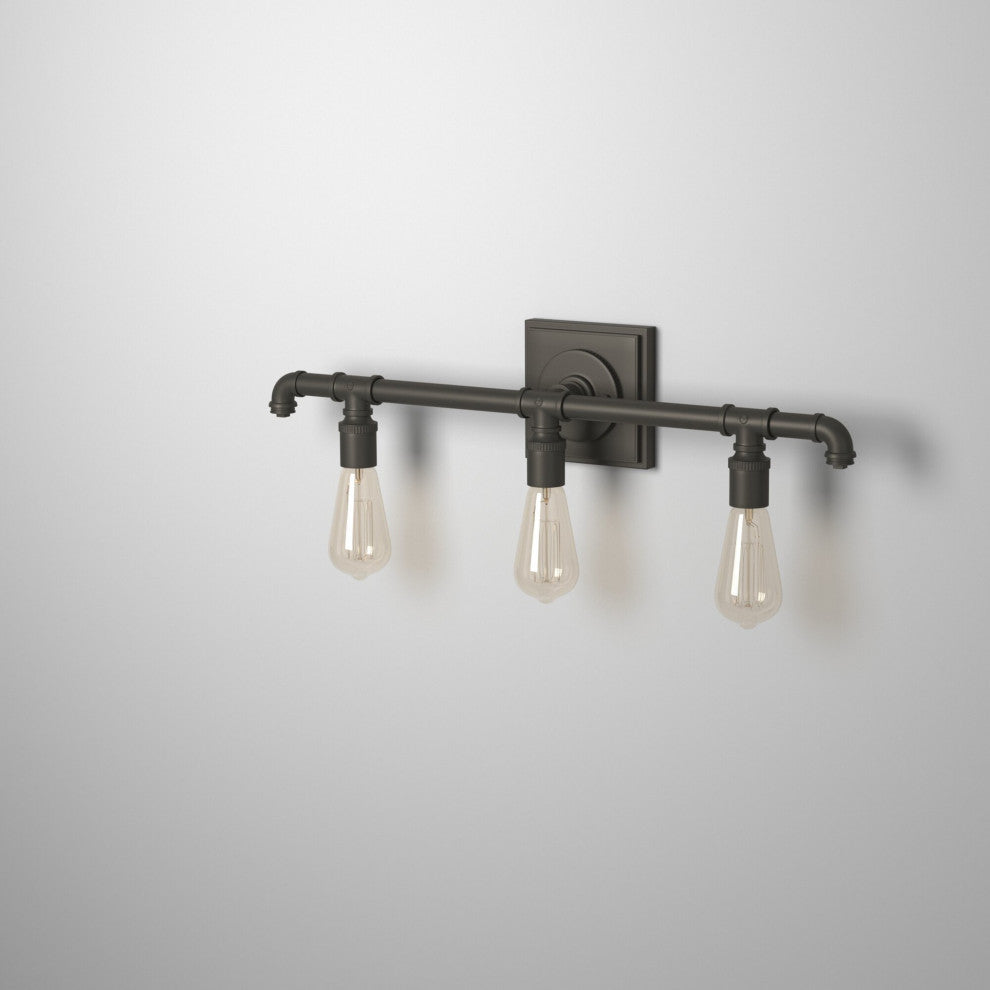 Wymer 3-Light Bath Vanity Light, Zinc
