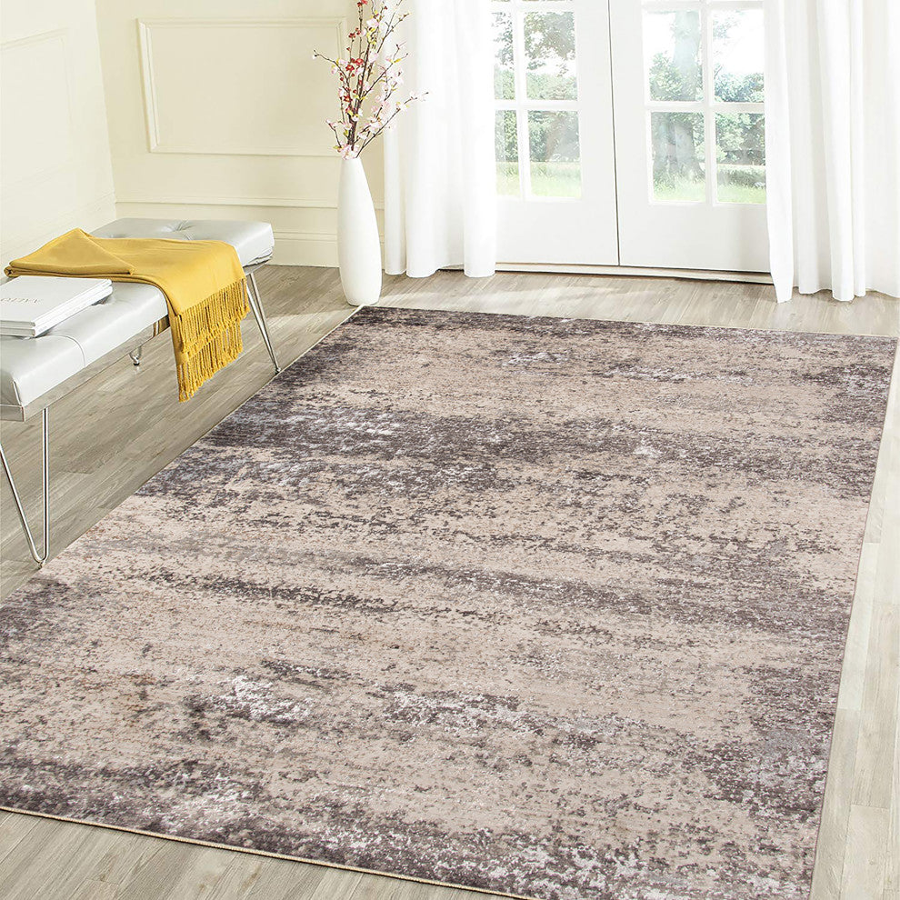 Cambridge Area Rug, Silver Sand, 2' x 3'3", Abstract