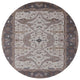 Ahgly Company Indoor Round Mid-Century Modern Area Rugs, 5' Round
