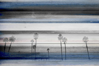 "Stormy Calm" Print on White Wood, 45"x30"