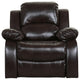 Springfield Leather Air Reclining Chair Brown