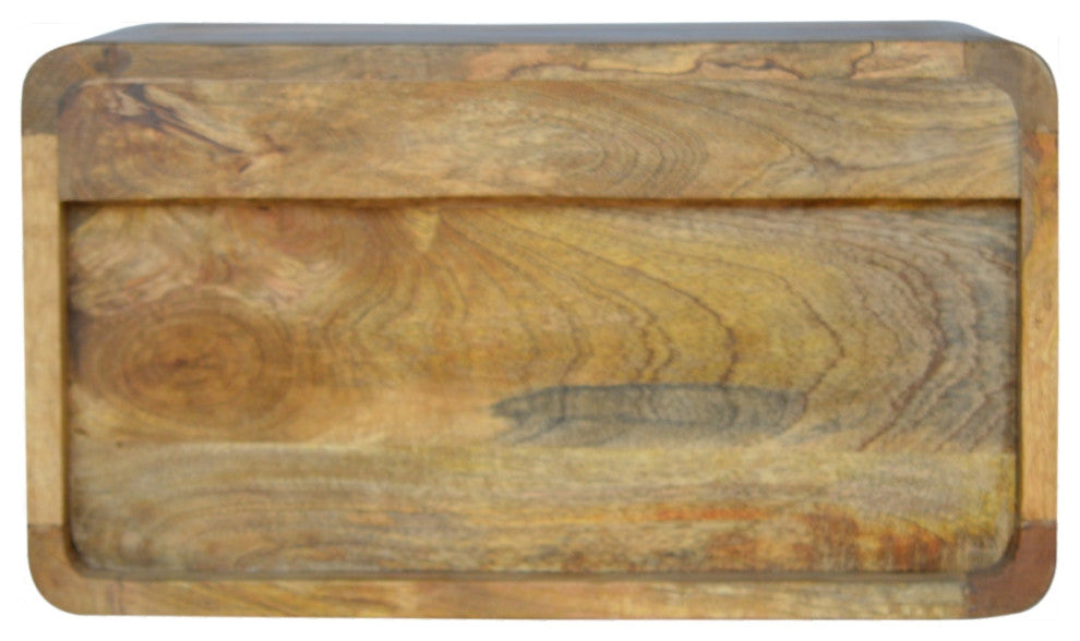 Floating Curve Open Slot Nightsand