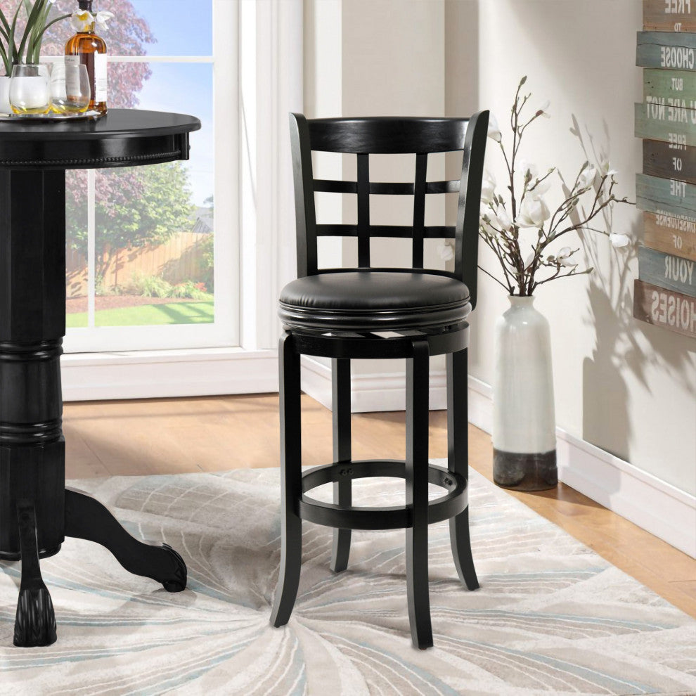29" Kyoto swvl stool [black]