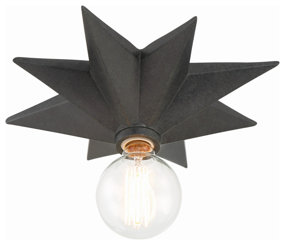 Astro 1 Light, Black, Wall Mount