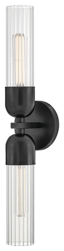 Hinkley Soren Large Sconce, Black