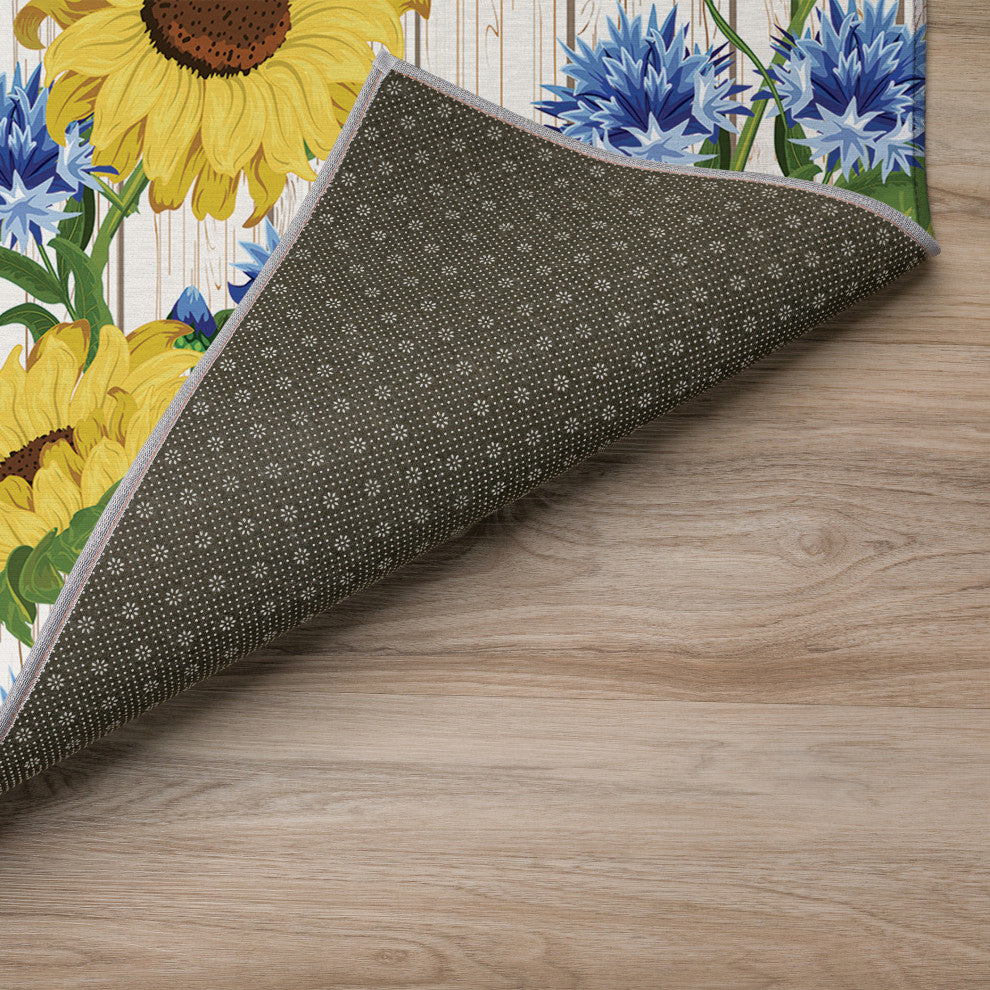 Indoor/Outdoor Kendall KE16 Putty Machine Washable 2'3" x 7'6" Runner Rug