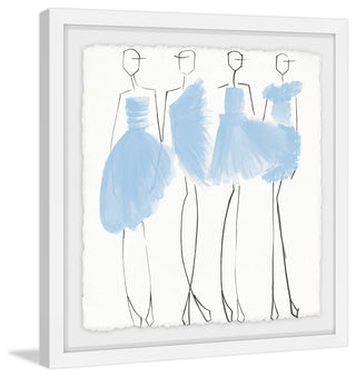 "Glam Noir II" Framed Painting Print, 12"x12"