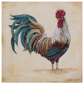 Jean Plout 'Rooster 4' Canvas Art