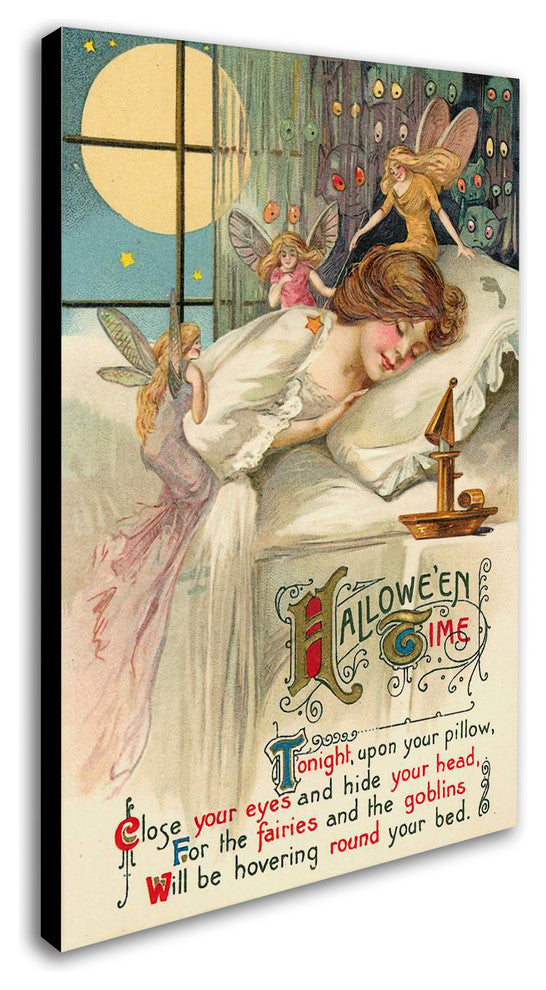 "Halloween Thirteen" by Vintage Apple Collection, Canvas Art
