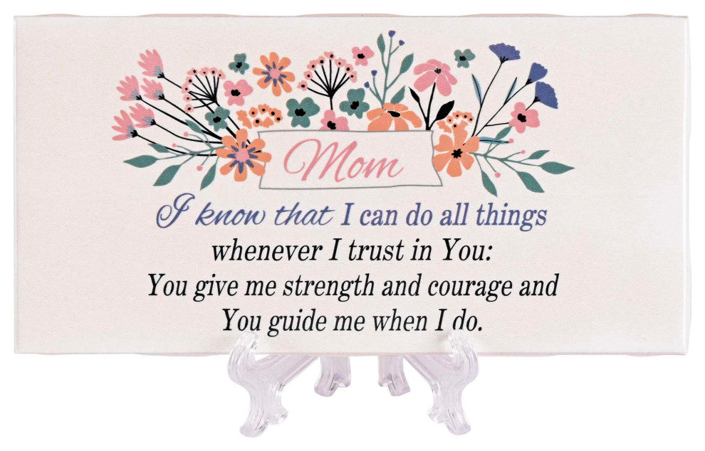 Tabletop Tile Mom I Know That I Can 6x3