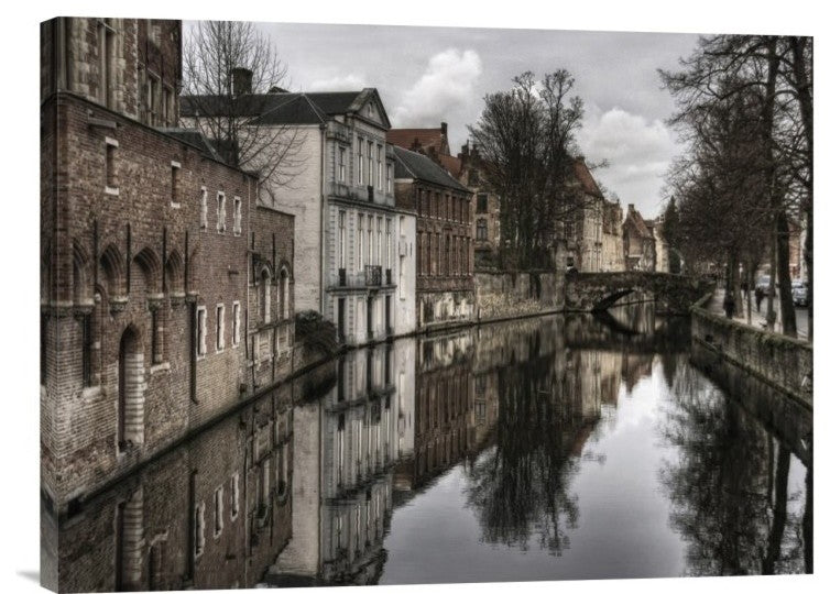 "Reflections Of The Past" Stretched Canvas Giclee by Yvette Depaepe, 24"x18"
