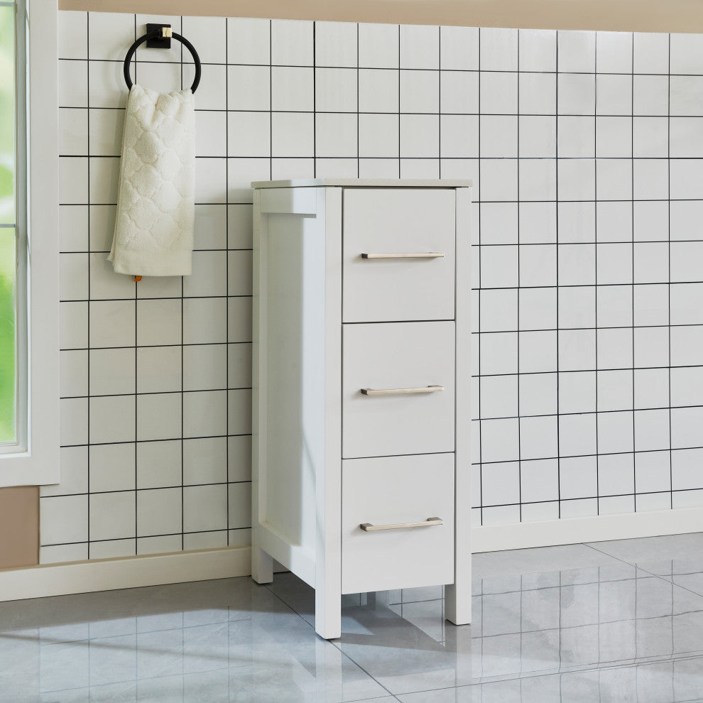 Vanity Art Vanity Cabinet, 12", White