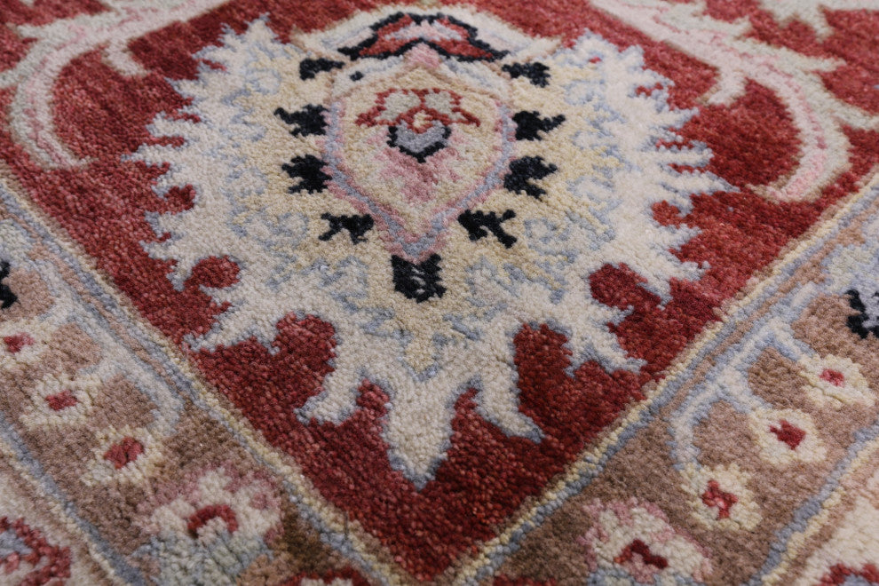Persian Tabriz Hand Knotted Wool Rug 8' 0" X 9' 8" - Q16031