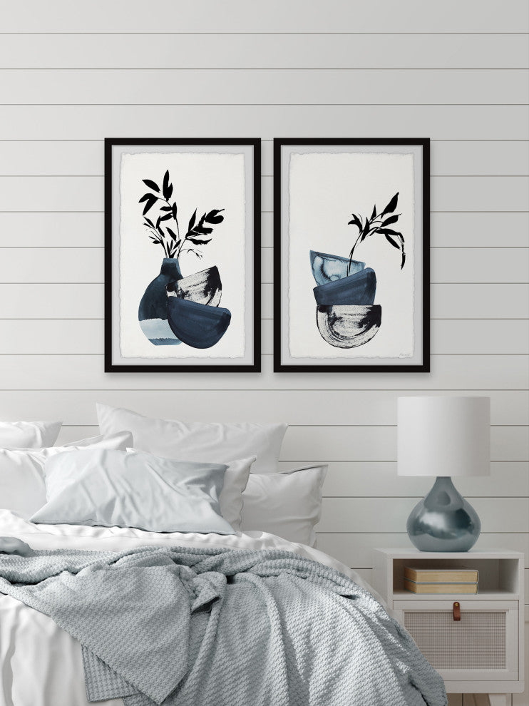Bamboo Arrangement Diptych, 2-Piece Set, 8x12 Panels