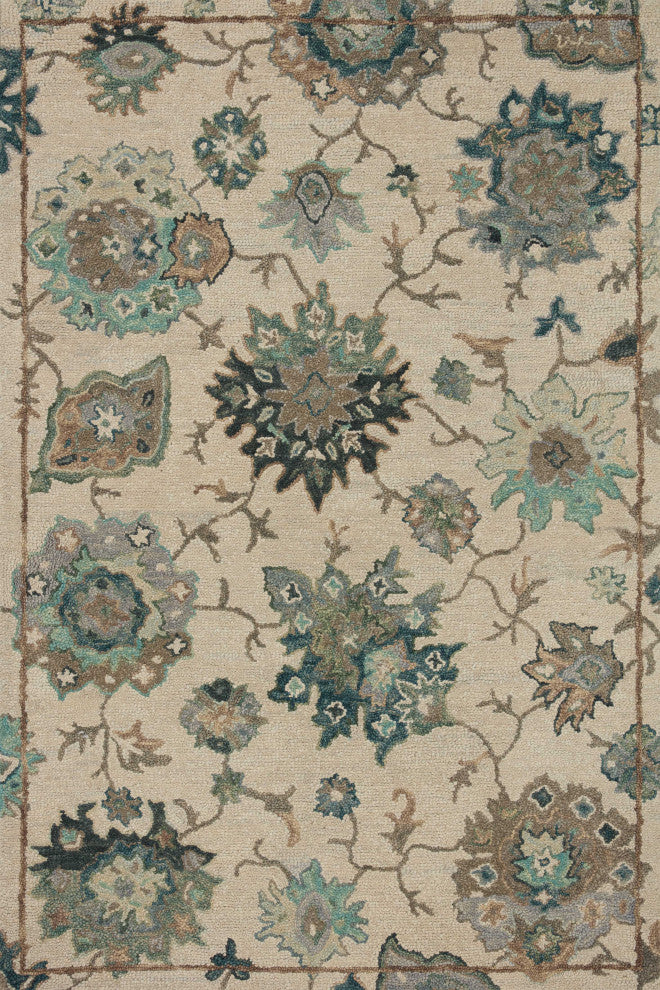 Loloi Padma Ivory/Blue 2'x5' Accent Rug