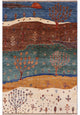 Persian Gabbeh Tribal Hand Knotted Rug 3' 4" X 4' 10" - Q12423