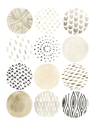 "Neutral Pattern Play I" CF Print, 30"x40"