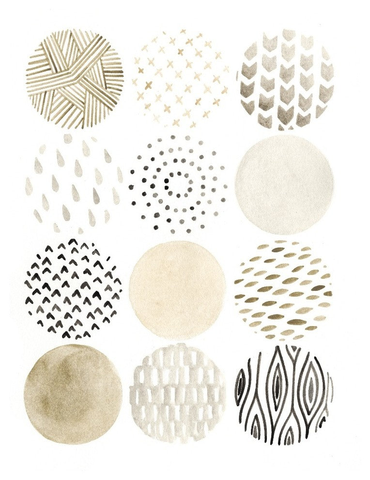 "Neutral Pattern Play I" CF Print, 30"x40"