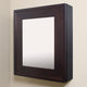 Wall Mount Mirrored Medicine Cabinet, Coffee Bean