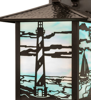 9 Wide Seneca Lighthouse Sailboat Wall Sconce