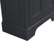 Legion Furniture Legion Faye Vanity, Dark Gray