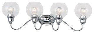 Maxim 1114 Ballord 4 Light 31"W Bathroom Vanity Light - Polished Chrome